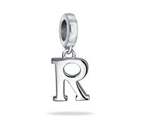 Bling Jewelry Cadeau Personnalisé Lettre Alphabet Initial Pendre Pour Femmes Pour Ados Argent Sterling 925 Pour Bracelet Européen