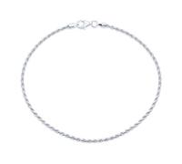 Bling Jewelry Chaîne De Cheville En Câble Robuste Pour Femmes Et Adolescentes En Argent Sterling .925 10 Pouces Fabriquée En Italie