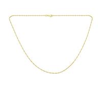 Bling Jewelry Chaîne Émaillons Fins De Singapour 1,5 Mm De Calibre 020 Pour Femmes Collier Plaqué Or 14K .925 Argent Sterling Fabriqué En Italie 16 Pouces
