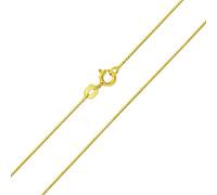 Bling Jewelry Collier De Base En Chaîne Émaillons Fins De 019 Pour Femmes Plaqué Or 14K .925 Argent Sterling 24 Pouces Fabriqué En Italie