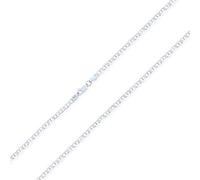 Bling Jewelry Collier De Chaîne Marinière Ancre Nautique En Argent Massif .925 De 4 MM Pour Homme Fabriqué En Italie De 15 Pouces Pour Les Deux Sexes