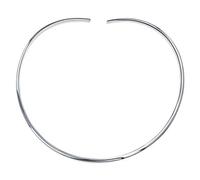 Bling Jewelry Collier Ras Du Cou Simple Et Classique Pour Femmes En Argent Poli.925 Pendentifs En Argent Sterling 2Mm