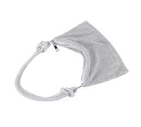 Bling Purse Women Sac à bandoulière incrusté de diamant 10.2x6.3 pouces Sac d'embrayage en soirée Exquise Design Femelle Sac à corps croisé détachable pour le dîner de dîner