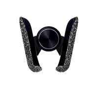 Bling Strass Support de téléphone portable pour voiture, rotatif à 360 °, support de téléphone portable pour voiture, accessoire universel pour tous les téléphones portables et voitures