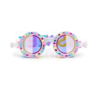 Bling2o Lunettes de Natation Enfant Bright Stripe - 8 ans+,100% Silicone, Protection UV & Anti-buée, Sans Latex, Sangle Réglable