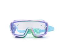 Bling2o Lunettes de Natation Enfant Glam - Poise Purple - 8 ans+,100% Silicone, Protection UV & Anti-buée, Sans Latex, Sangle Réglable