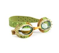 Bling2o Lunettes de Natation Enfant La Préhistoire - Carnivore Brun - 6 ans+,100% Silicone, Protection UV & Anti-buée, Sans Latex, Sangle Réglable