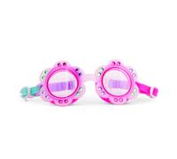Bling2o Lunettes de Natation Enfant Pétales Violet Pertunia - 6 ans+,100% Silicone, Protection UV & Anti-buée, Sans Latex, Sangle Réglable