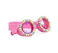 Bling2o Lunettes de Natation Enfant Pool Jewels - Rose - 8 ans+,100% Silicone, Protection UV & Anti-buée, Sans Latex, Sangle Réglable