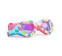 Bling2o Lunettes de Natation Enfant Sweet Hearts - 8 ans+,100% Silicone, Protection UV & Anti-buée, Sans Latex, Sangle Réglable
