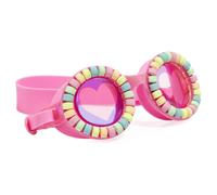 Bling2o Lunettes de Natation Enfant Pool Jewels - Rose - 8 ans+,100% Silicone, Protection UV & Anti-buée, Sans Latex, Sangle Réglable