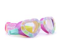 Bling2o Lunettes de natation Sweet Hearts – Enfant 8 ans+ 100% silicone, UV & anti-buée, sans latex
