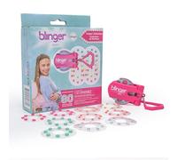 blinger Mini Starter Kit - Cristaux Pour Cheveux - Joyeux - 80 Cristaux Mini Gem Stamper - Sécurité Capillaire in, Brush Out