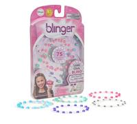 blinger Sparkle Collection Recharge Pack - Cristaux pour cheveux - Royal - 5 disques - 75 cristaux - Fonctionne avec blinger Gem Stamper (non inclus) - Multicolore - Bling In, Brush Out