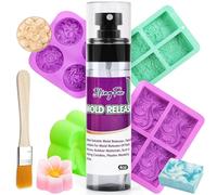 Blingfun Spray de démoulage pour la fabrication de bougies ,Epoxy Resin Fast Drying Non-Stick Formula with Even Coverage, Pro-Grade Silicone,Based Mold Release Agent Extended Lifelan