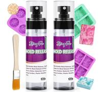 Blingfun Spray de démoulage pour la fabrication de bougies ，Epoxy Resin Fast Drying Non-Stick Formula with Even Coverage, Pro-Grade Silicone，Based Mold Release Agent Extended Lifelan