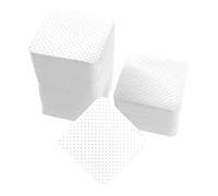 BlingKingdom Lot de 300 lingettes non pelucheuses super absorbantes pour retirer le vernis à ongles en tissu non tissé doux pour fournitures de salon (blanc)