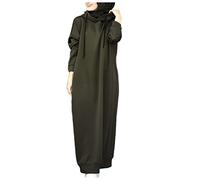 Blingko Robe De Priere Femme Musulmane Avec Hijab,2023 Nouveau Robe Musulmane Islam Dubaï Abaya à Manches Longues Robe Arabe VêTements Musulmanes Robe Caftan Islamique Robe Pour Le Ramadan A14green