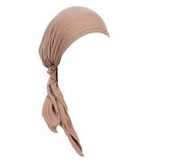 Blingko Turban Chimio Femme Fibre Bambou Christine Headwear Imprimé Chapeau Fleur Imprimé Bonnet Tresse Torsadée de Nuit Moderne à Nœud Slouchy Headwrap pour Cancer Cheveux Perte