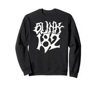 Blink 182 Gothic Logo Rock Music by Rock Off Sweatshirt