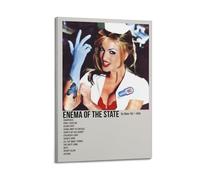 Blink-182 Poster Enema of The State - Art mural esthétique - Couverture - Peinture pour salon, chambre à coucher - 40 x 60 cm - Style cadre
