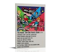 Blink-182 Poster The Mark Tom et Travis Show - Impression sur toile - Esthétique - Vintage - Peinture décorative pour salon, chambre à coucher - 30 x 45 cm - Style cadre