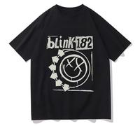 Blink-182 Punk Band Rock Music T Shirts Men Individualization T-Shirts 100% Cotton Tshirts Slight Strech Minimalism Black M