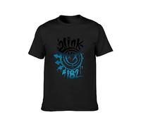 Blink 182 Since 92 Men's Cotton T-Shirt Black Shirt Top Tee 3XL