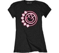 Blink-182 - T-Shirt # M Ladies Black # Six Arrow Smiley [Import]