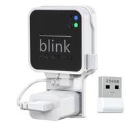 Blink Clé USB avec Prise Murale pour Module de synchronisation Blink 2 - Support de Montage pour système de sécurité intérieur et extérieur - 256 Go - Module de synchronisation 2 Non Inclus - Blanc