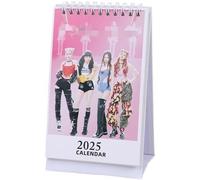 BLINK Desk Calendar 2025 K-Pop Born Pink Birthday Table Calendar pour New Year Holiday