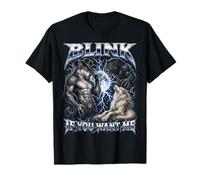 Blink If You Want Me Funny Alpha Wolf Meme Bootleg Y2K T-Shirt