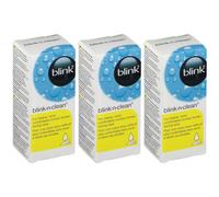 Blink-N-Clean® Gouttes ophtalmiques Solution De Conservation Et Nettoyage 3x15 ml