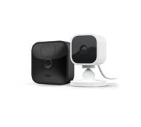 Blink Outdoor, Caméra De Surveillance Hd Sans Fil, Résistante Aux Intempéries, Kit 1 Caméra + Blink Mini, Caméra D'Intérieur Connect