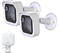 Blink Outdoor Lot de 2 supports de caméra d'extérieur 4ème génération, résistants aux intempéries, réglables à 360 °, avec module de synchronisation pour système de caméra d'extérieur Blink (caméras