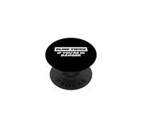 Blink Twice If You're in Danger Joke PopSockets PopGrip Adhésif