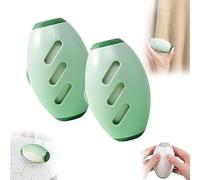 Blinksify Épilateur pour poils d'animaux, réutilisable et lavable, rouleau anti-peluches portable pour vêtements, mini boule lavable, dissolvant de poils d'animaux pour vêtements et literie(2pcs Green