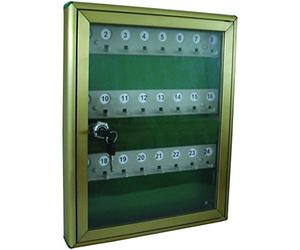 Blinky 26235-24 Tableau porte-clés en aluminium avec 24 emplacements 29 x 37 x 4 cm