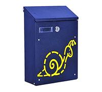 Blinky 27298-10 Escargot Boite Aux Lettres-Acier 21 X 30 X 8,5 Noir