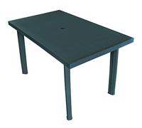 Blinky 9694360 Tables en Voile Polypropylène Rectangulaire Vert