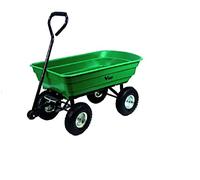 Blinky Argo Chariot de jardin à 4 roues renversable 80 l