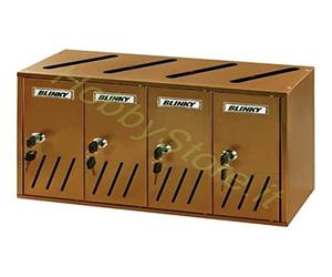 Blinky K4 4-Box - Auburn casellari Post, 42 x 17.5 x 30