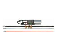 BLINKY Poignées P/balais FE.verni avec filetage 130 cm