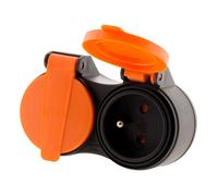 Bliplite pour extérieur étanche IP44 2P+T avec accroche - Orange - Zenitech
