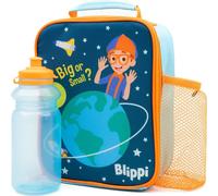 Blippi - "Big Or Small ?" Set sac à goûter et bouteille d'eau NS6878 (taille unique) (Bleu/Orange)