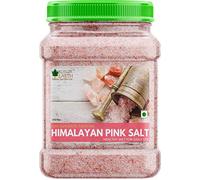 Bliss of Earth Sel rose pakistanais pur de l'Himalaya 1 kg de sel gemme non iodé pour une gestion du poids et une cuisine saine, substitut naturel de sel blanc iodé