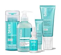 Bliss - Pack peau sujette à l'acné : Clear Genius Tonic, spray pour le corps, traitement localisé au BHA et à l'acide salicylique Clari