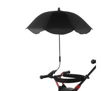 Blissbuilt Parasol Poussette Bébé Universelle - Ombrelle Poussette Anti UV | Réglable à 360° Ombrelle Poussette pour Bébé Confort Parasol Poussette pour Landau Poussette,Vélo,Fauteuil Roulant,Plage