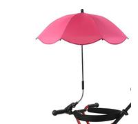 Blissbuilt Parasol Poussette Bébé Universelle - Ombrelle Poussette Anti UV | Réglable à 360° Ombrelle Poussette pour Bébé Confort Parasol Poussette pour Landau Poussette,Vélo,Fauteuil Roulant,Plage