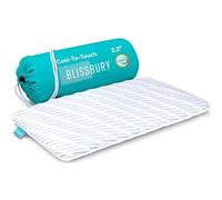 BLISSBURY Oreiller super fin de 5,6 cm pour dormir | Oreiller plat en mousse à mémoire de forme de qualité supérieure frais au toucher pour les personnes dormant sur le ventre | Pour les personnes